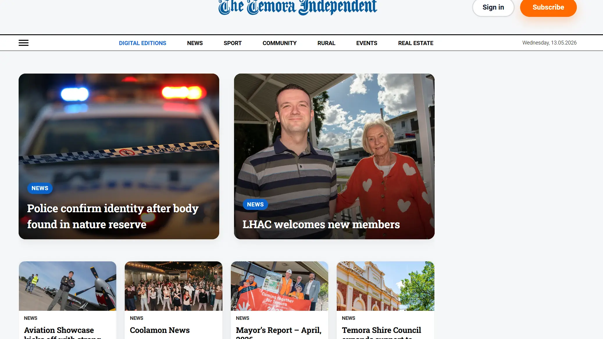 Read the news your way at new website