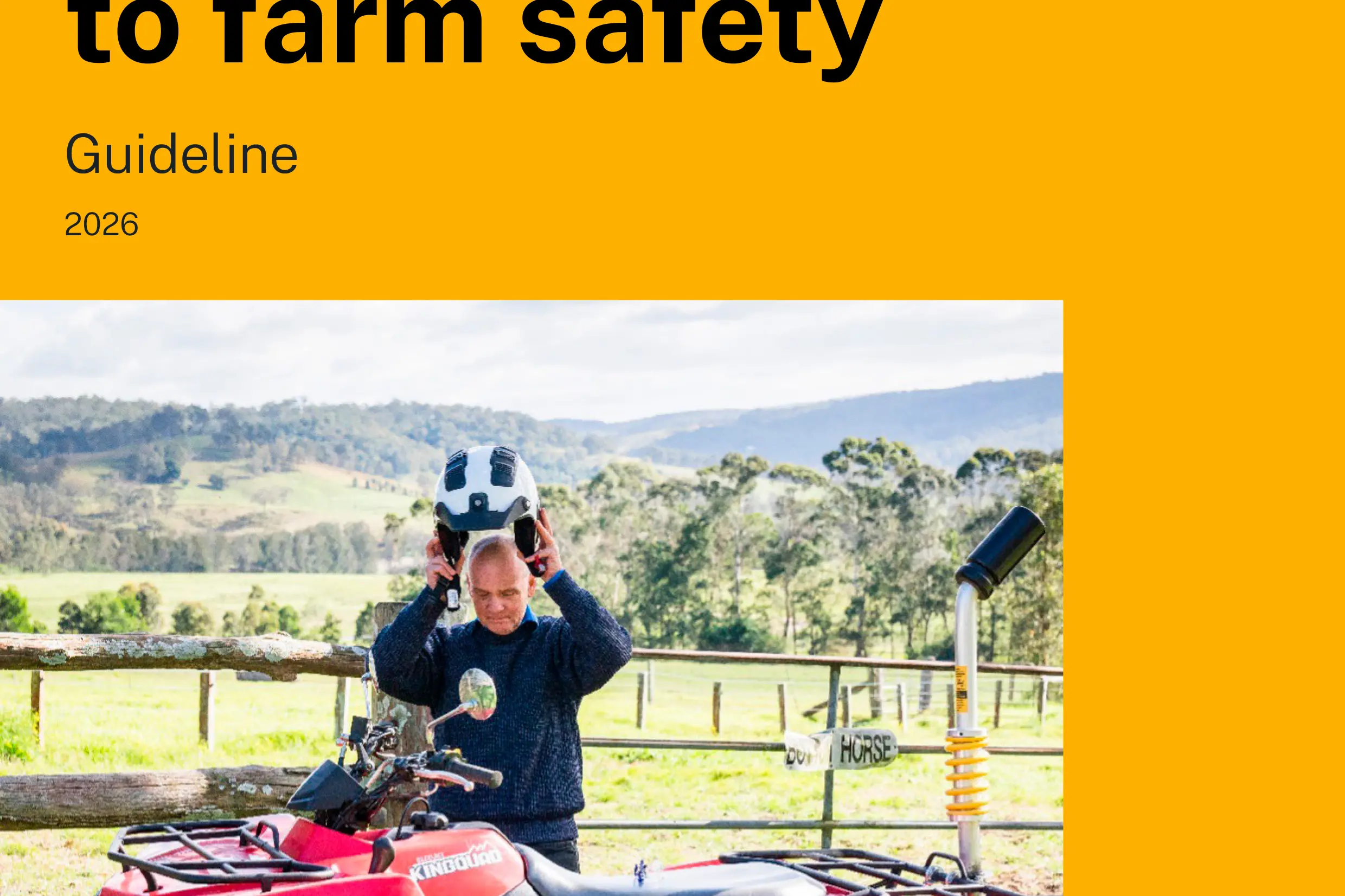 <p>Guidance to make setting up good safety practices on your farm simple \\u2013 so you can spend less time worrying and more time getting the job done.</p>\\n