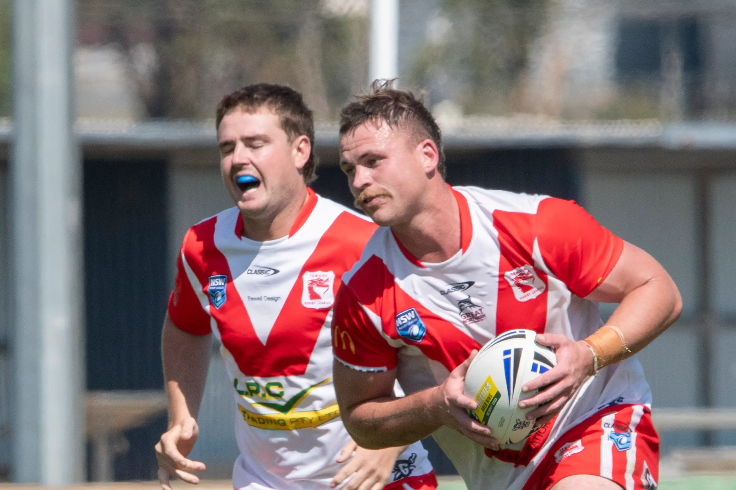 <p>Dragons are on the running streak from their big win last week against the Wagga Brothers. PHOTO: Noel Fisher</p>\\n