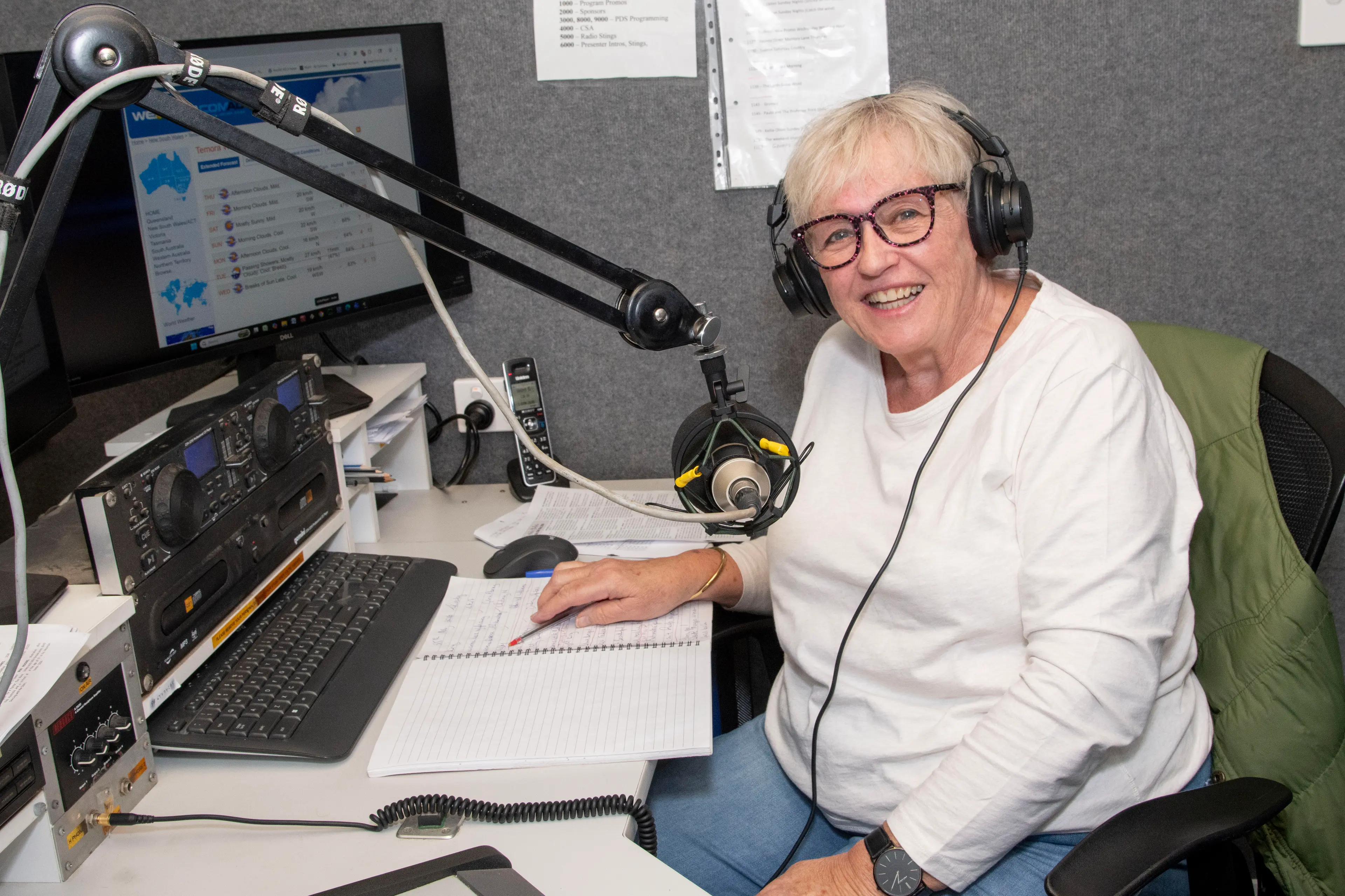 <p>Toni Leiper has been presenting on air for four years PHOTO: Noel Fisher</p>\\n