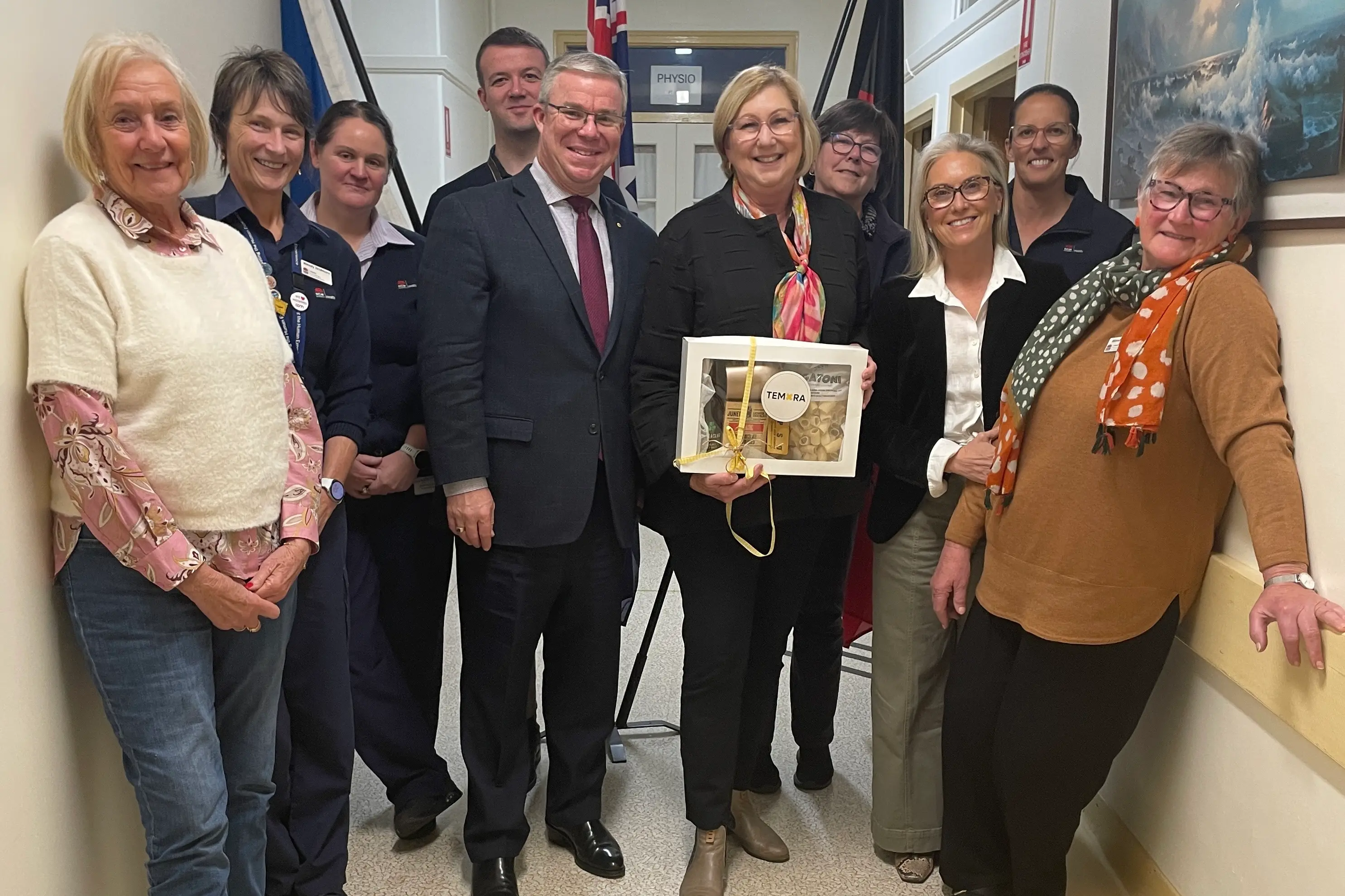 <p>Temora LHAC presented Jill Ludford with a Temora gift pack at the June meeting</p>\\n