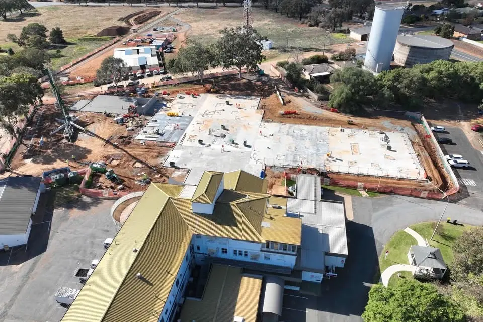 <p>The footprint of the new eastern wing is now complete</p>\\n