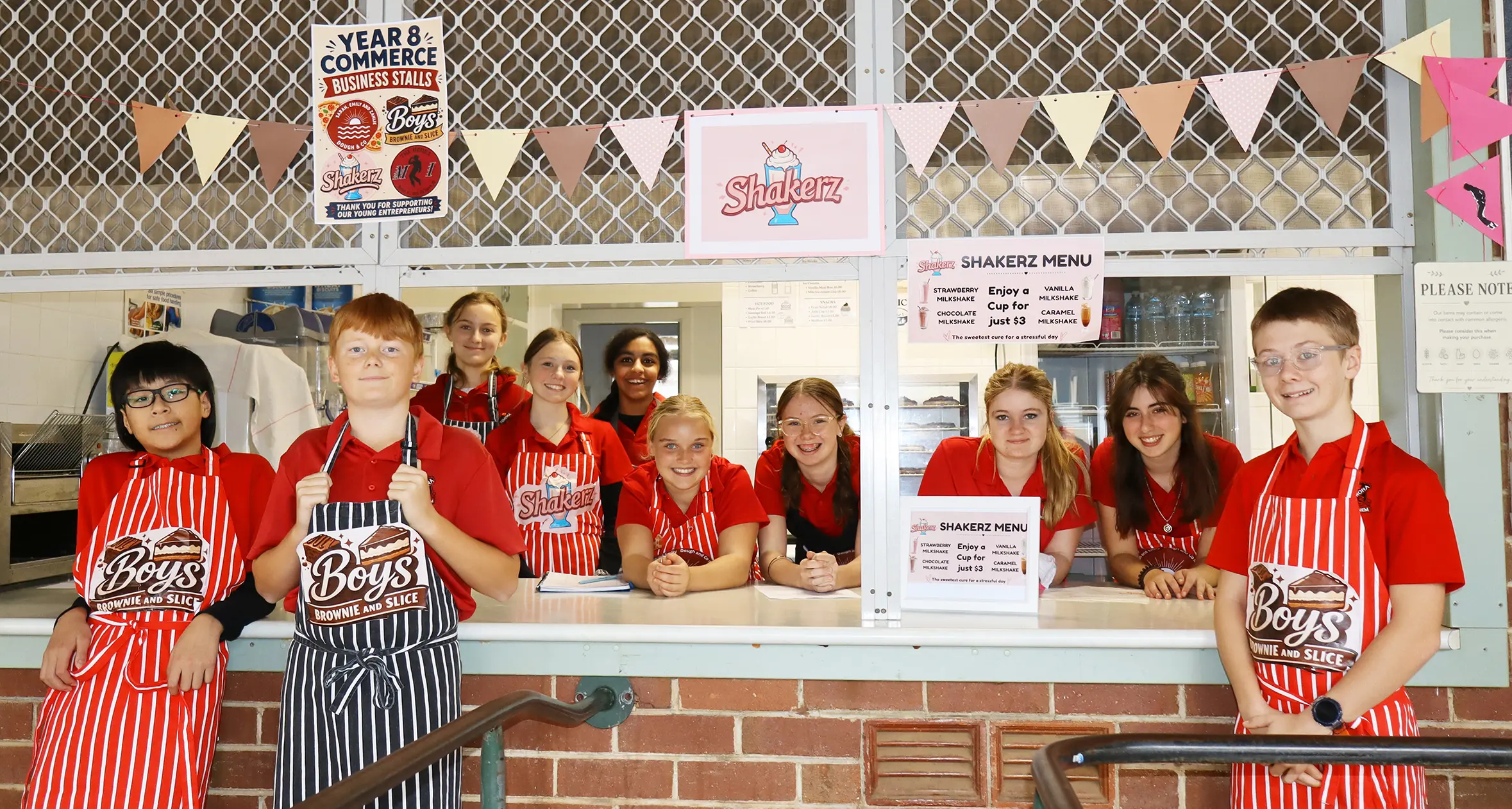 Year 8 Commerce Lunchtime Stall