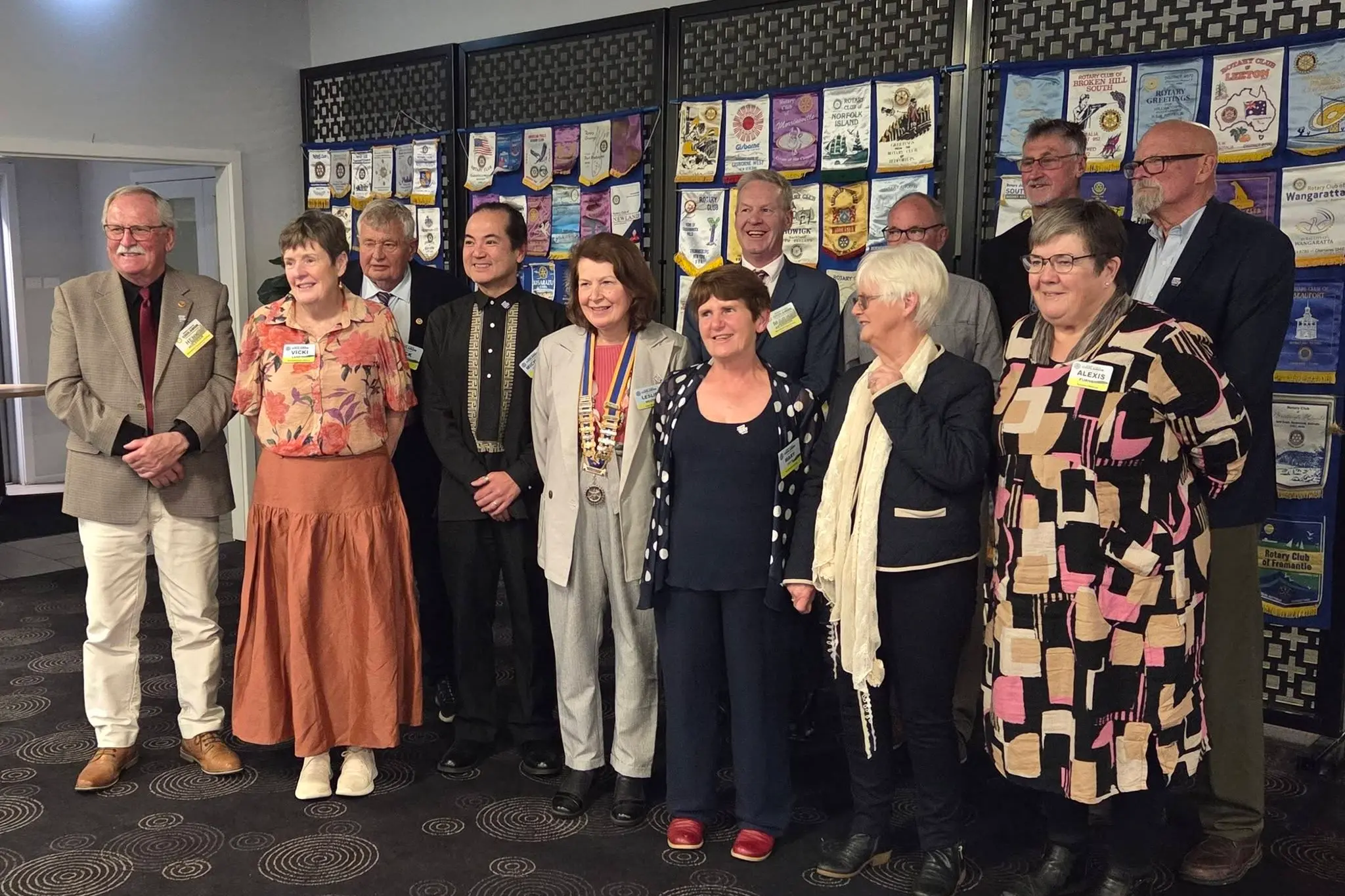 <p>The 2026-2027 Rotary Club of Coolamon Board, with incoming President Leslie Weston (centre).</p>\\n