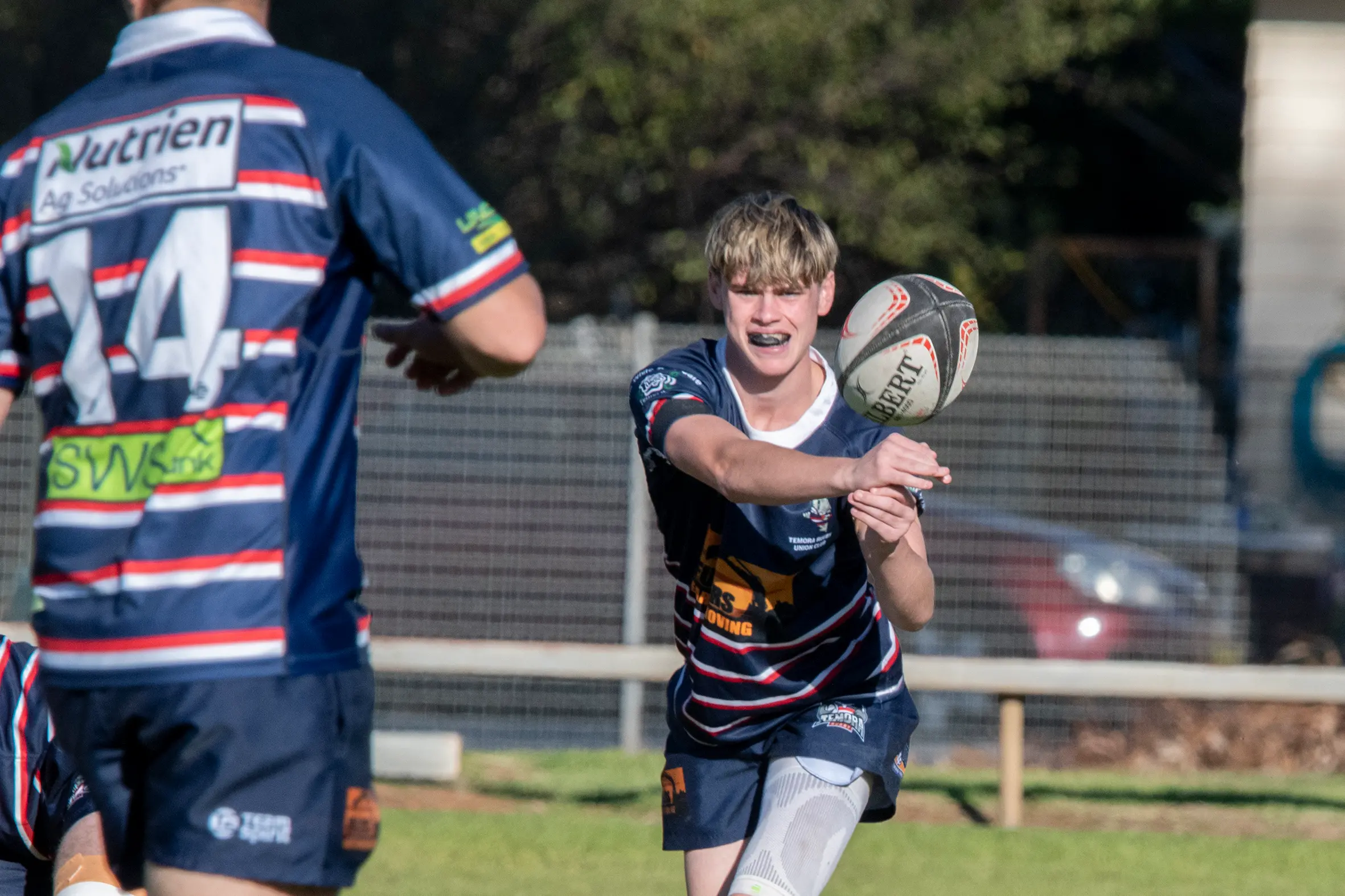 <p>The Tuskers were dealt with the wrong hand as the Yabbies had crossed the try line early. PHOTOS: Noel Fisher</p>\\n