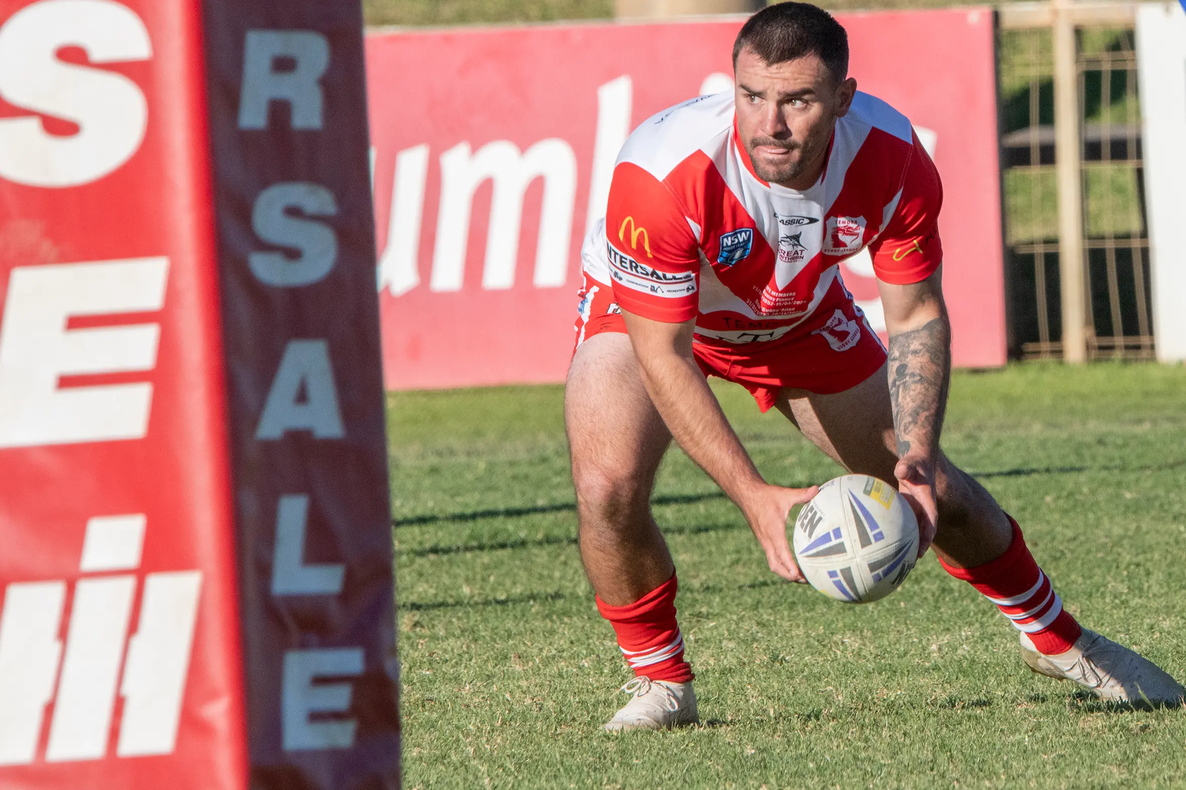 <p>Bailey Wallace will be one to watch when the Dragons host the Wagga Brothers on Sunday. PHOTO: Noel Fisher</p>\\n