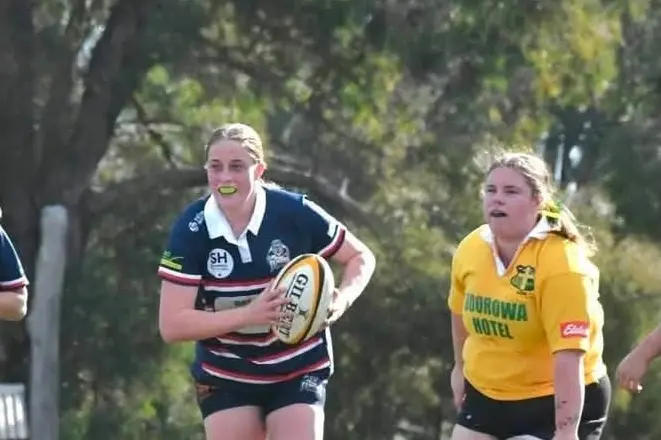<p>Sisters Kaesha and Mylah Maxwell have been selected to represent the ACT Brumbies Girls Squads. PHOTO: Kelly\\'s Sport Photos</p>\\n