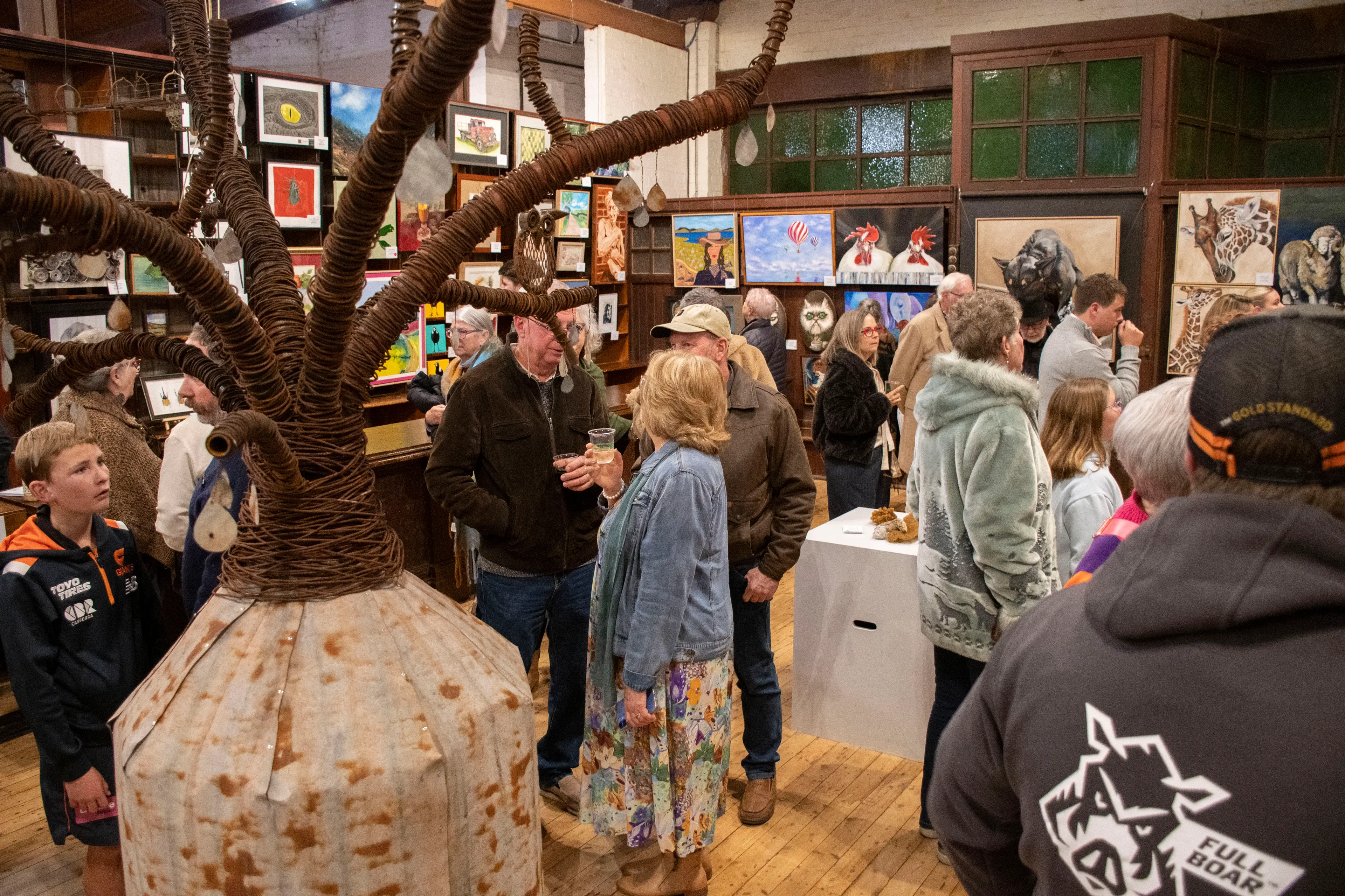 <p>The opening night of the Coolamon Yield Festival attracted a large crowd. PHOTO: Noel Fisher</p>\\n