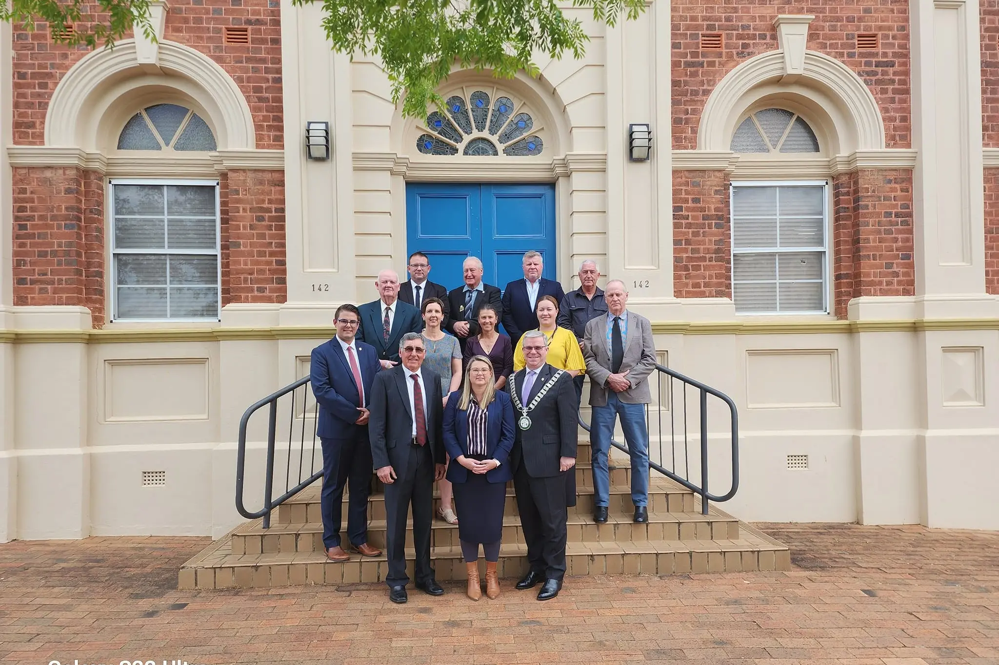 <p>Staff and councillors of the Temora Shire Council. PHOTO: Contributed</p>\\n