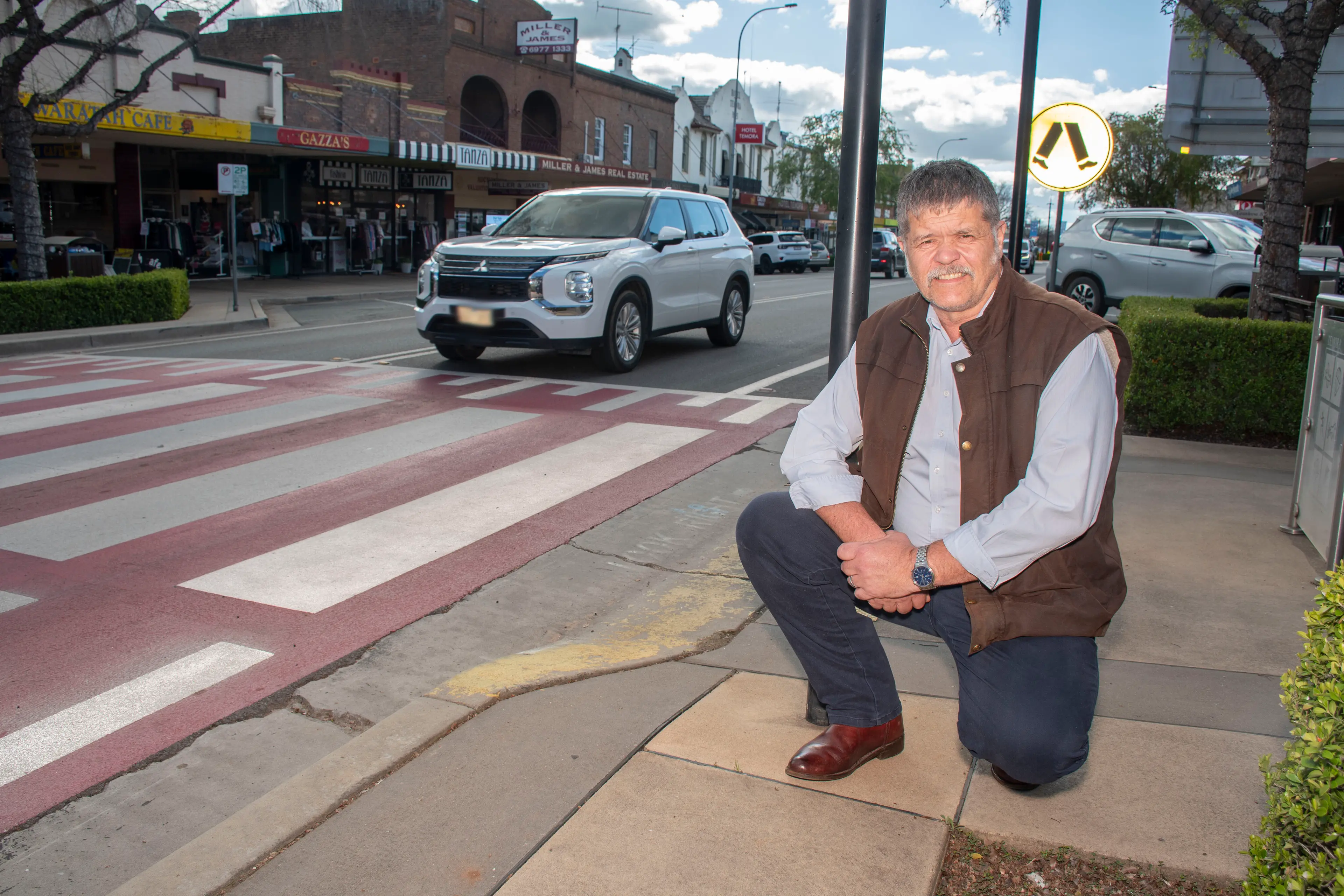 <p>Temora Shire Council\\u2019s Road Safety Officer, Steven Bloomfield. PHOTO: Noel Fisher</p>\\n