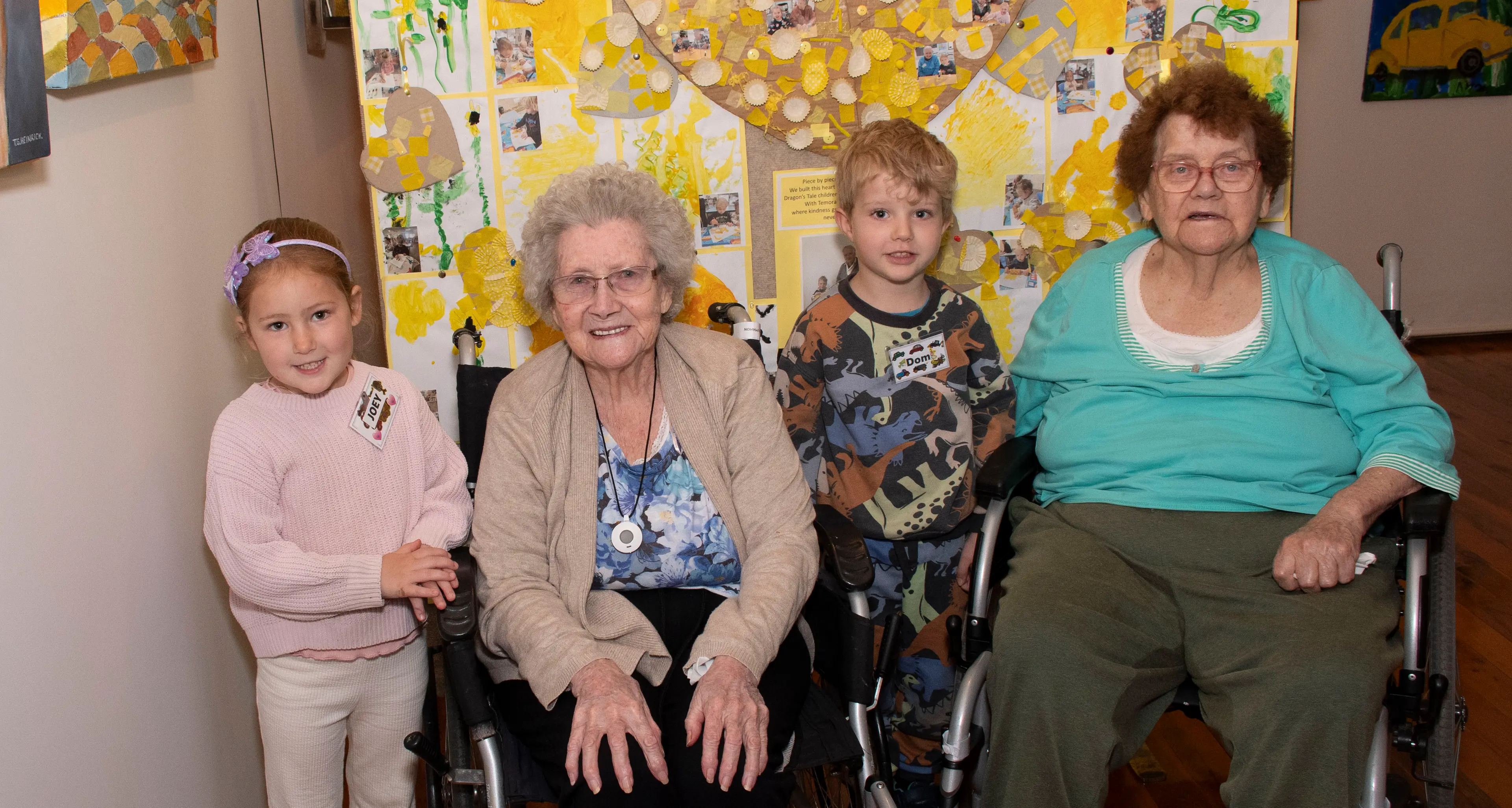 Intergenerational preschool joins the yellow trail