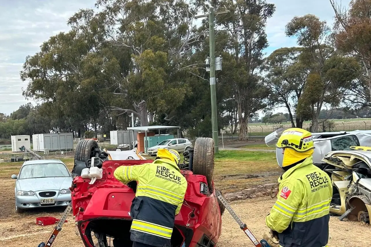 <p>Crews carrying out a training scenario.</p>\\n