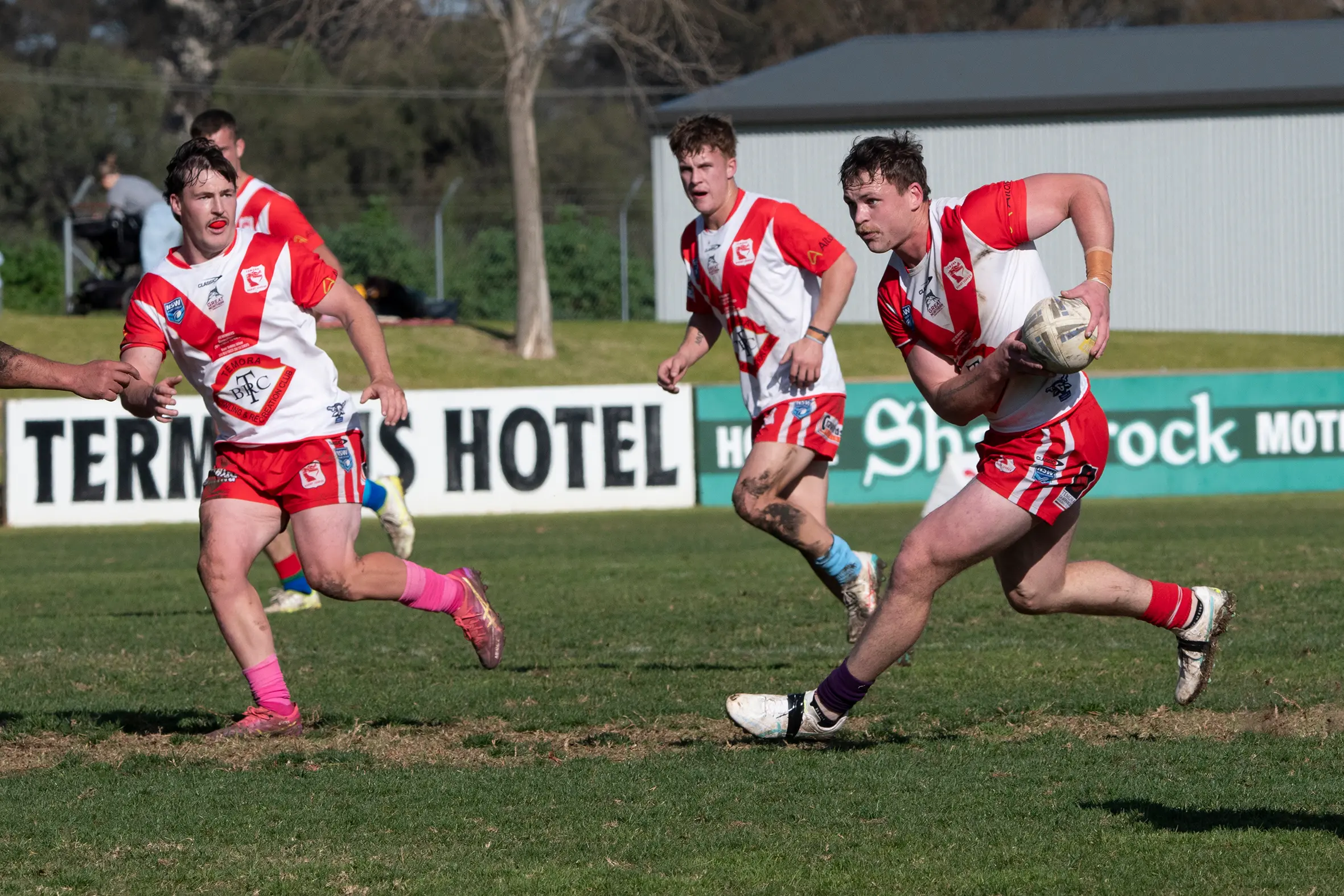 <p>Brodie Mirtschin was a lethal asset in their victory against the South City Bulls. PHOTO: Noel Fisher </p>\\n