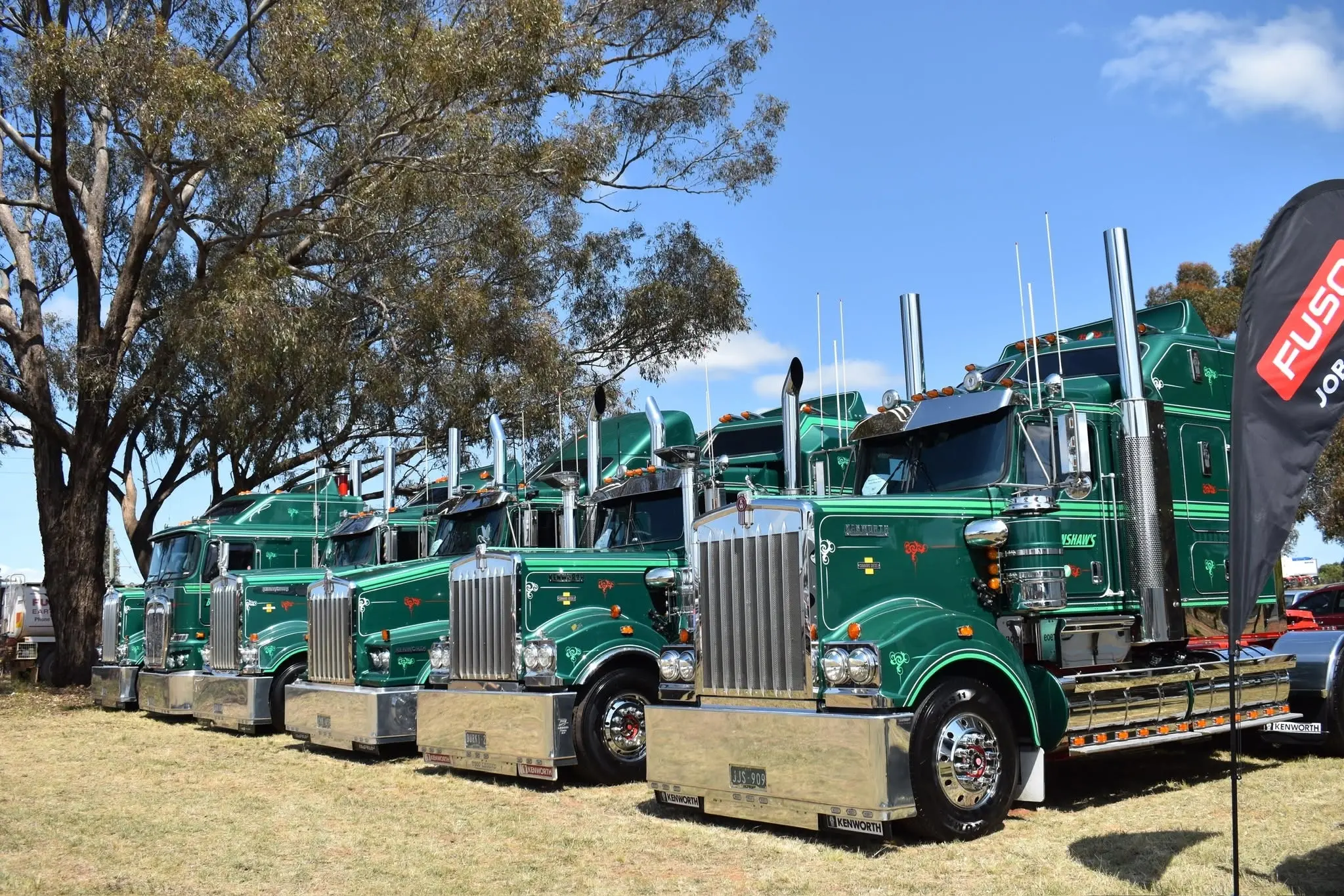 <p>Burkinshaws\\' truck display last year. PHOTO: Supplied</p>\\n