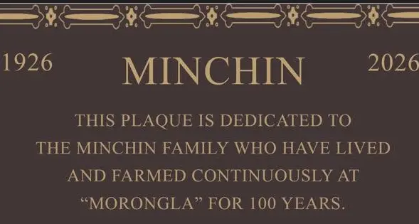 Minchin family marks farming centenary