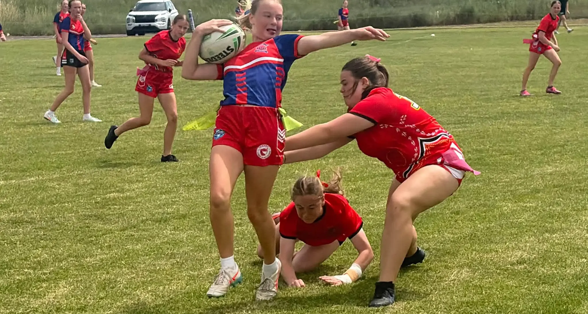 League tag girls impress in Young